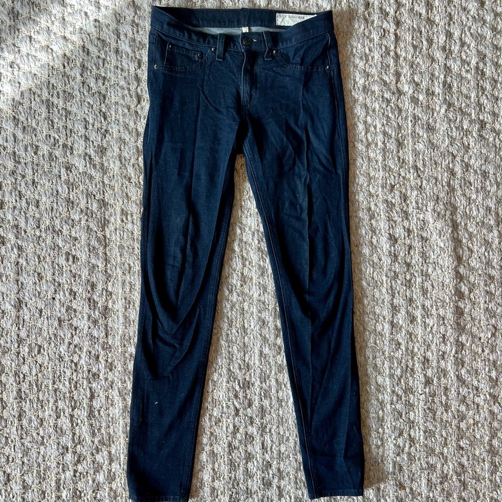 Rag & Bone Jean Leggings Size 25 | dark wash jeans